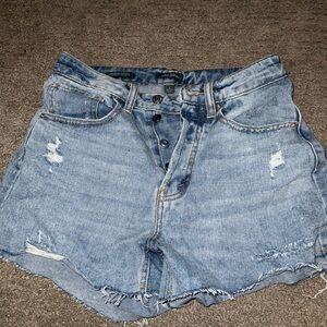Wild Fable Light Blue Distressed Jean Shorts